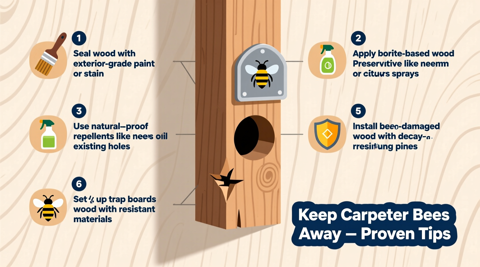 effective options and tips for the best way to keep carpenter bees away