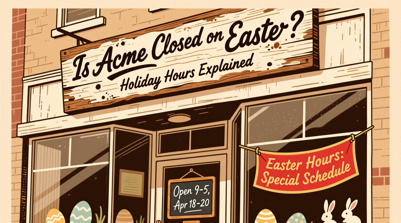 is acme closed on easter