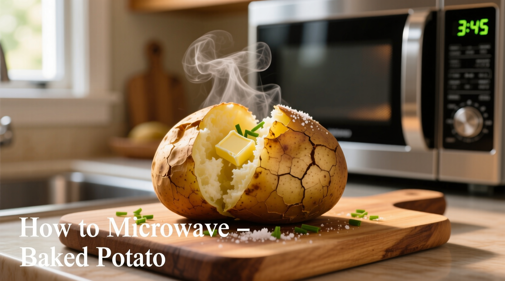 how microwave baked potato