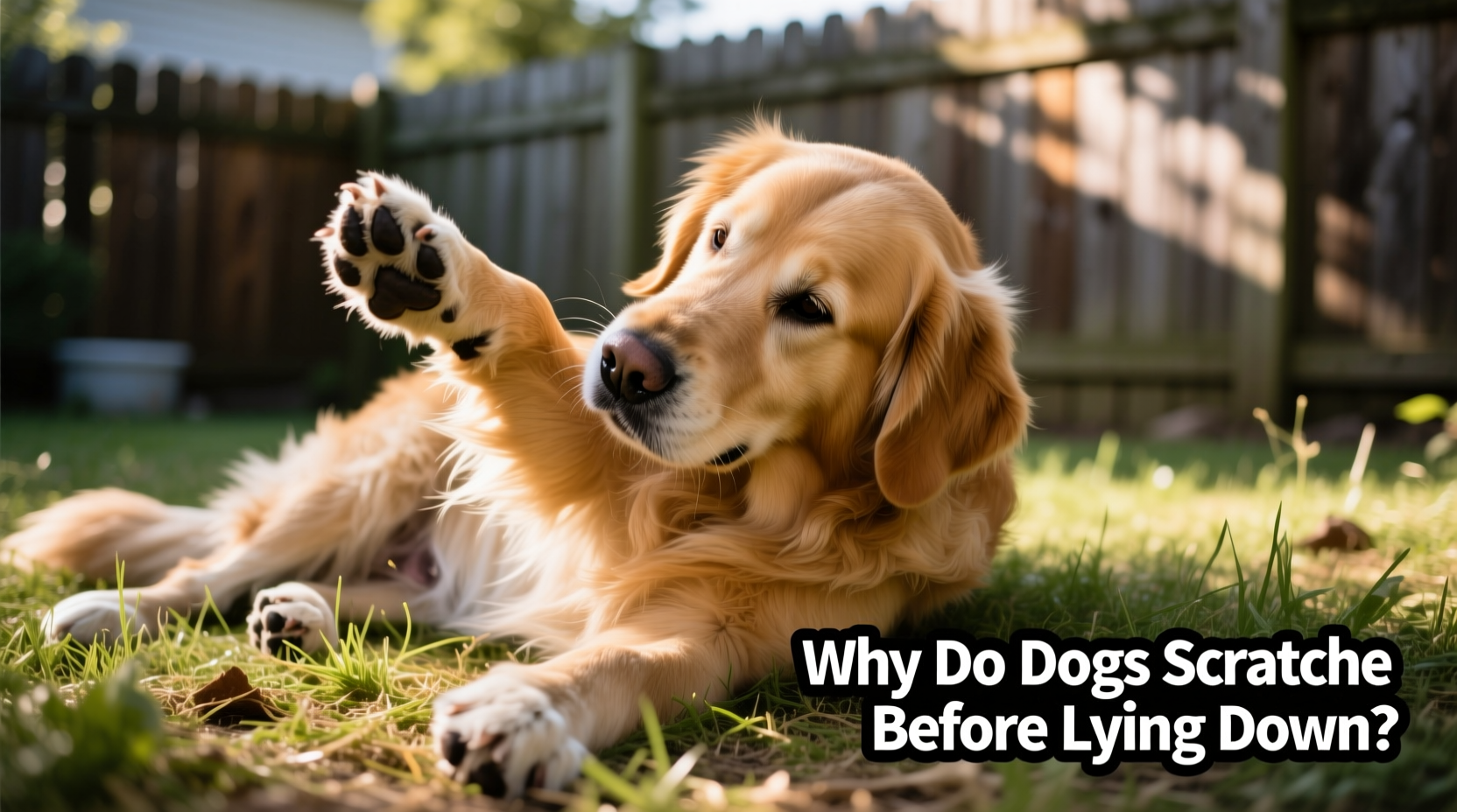 why do dogs scratch before lying down decoding the behavior