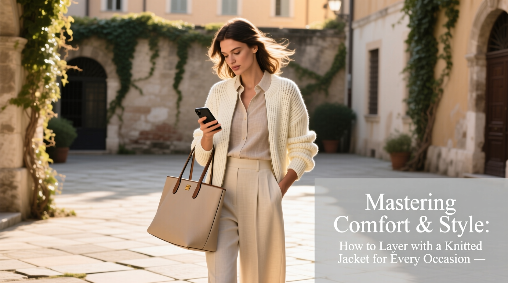 mastering comfort and style how to layer with a knitted jacket for every occasion