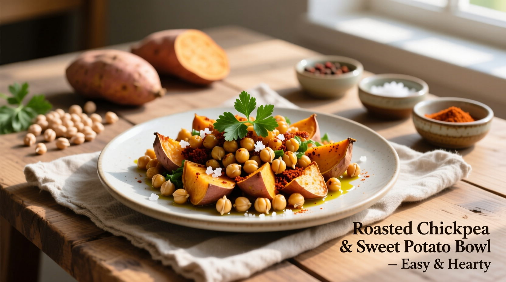 5 Chickpea & Sweet Potato Recipes Ready in 30 Minutes