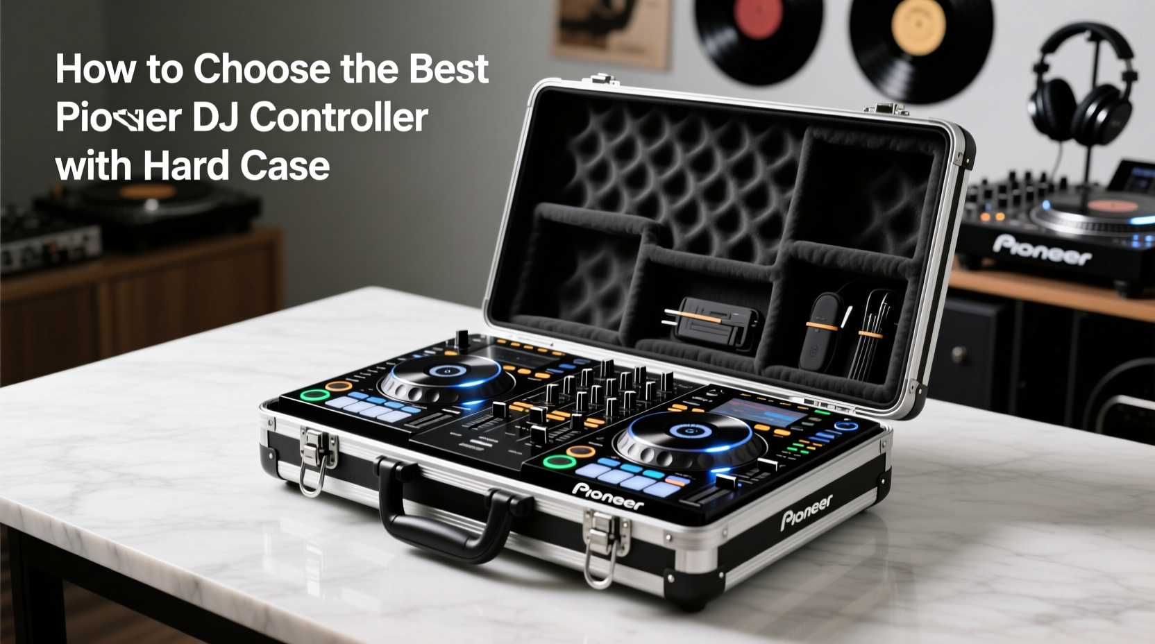 pioneer dj controller with hard case
