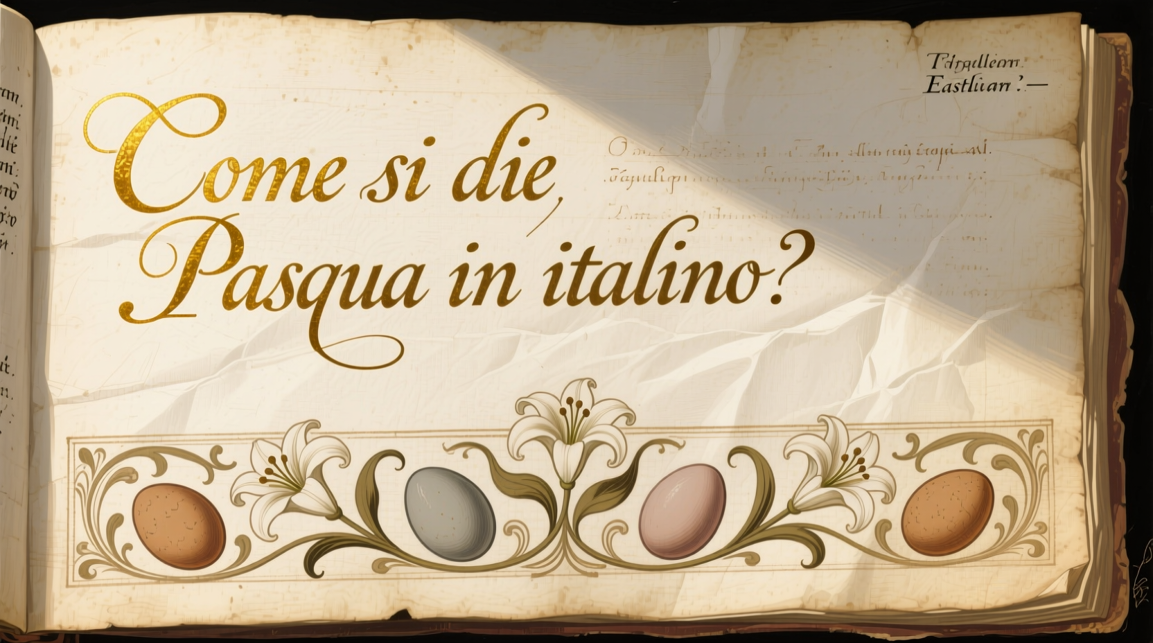 how do you say easter in italian