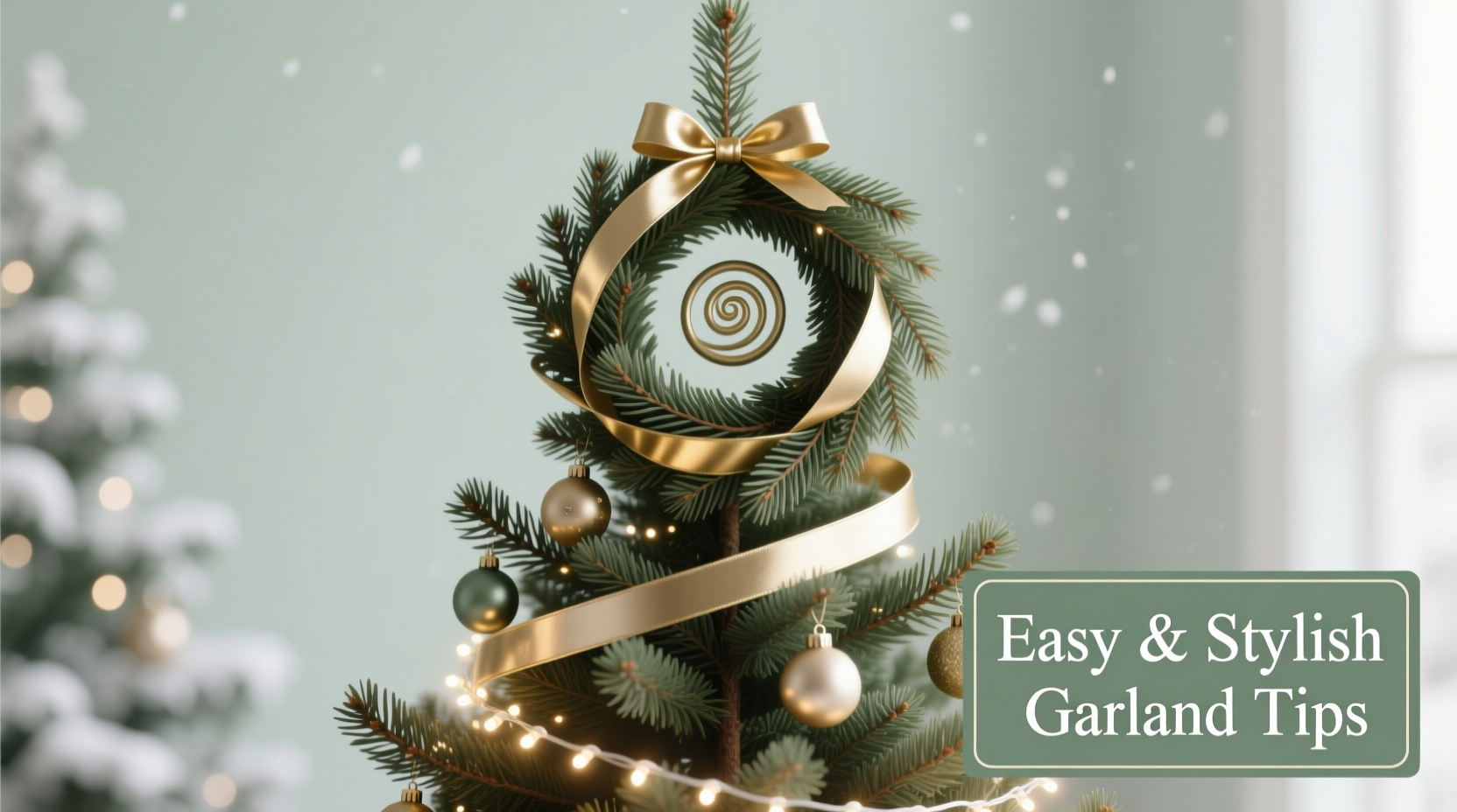 how to use garland on a christmas tree easy and stylish tips
