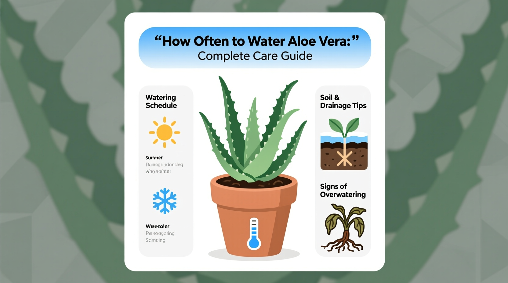 how often do you water aloe