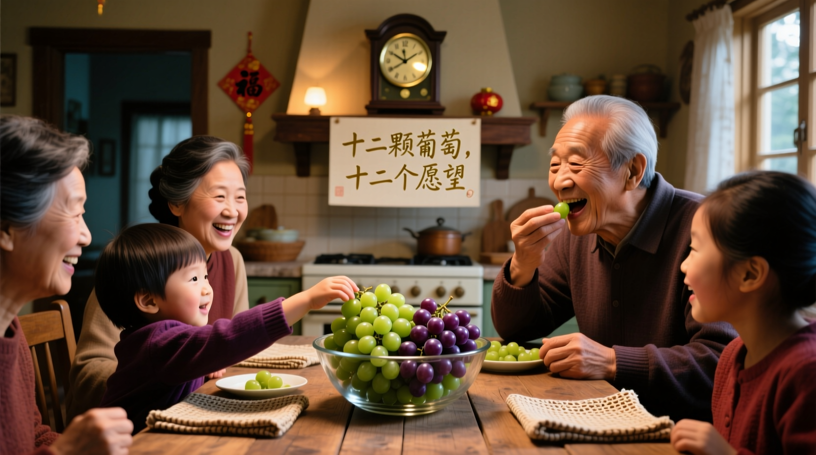 what is the new year grapes tradition