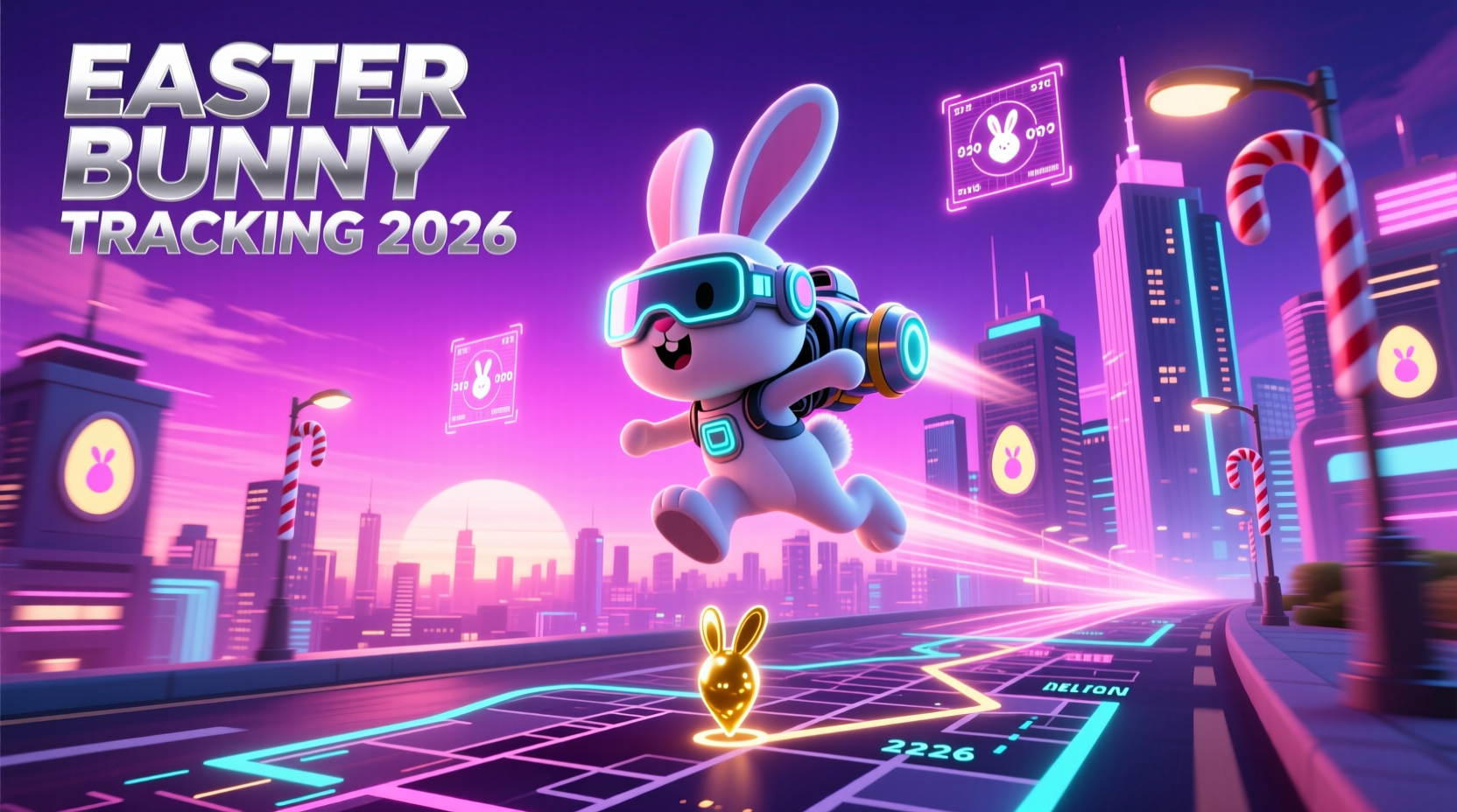 how do i track the easter bunny