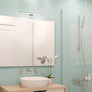 BARCELONA LED Bathroom Mirror Wall Light LED 50 Cm 10 W Neutral White Bathroom Wall Light IP44 Waterproof Fixture On Mirror, Furniture Or Wall - View #8