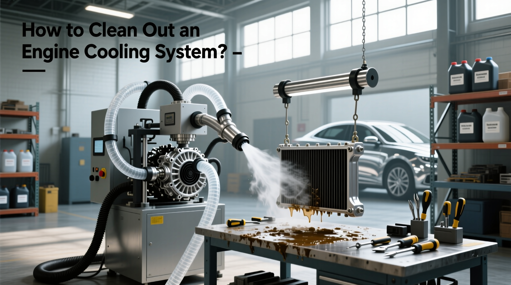 How to choose engine cooling system cleaning machine, How to clean out an engine cooling system? guide