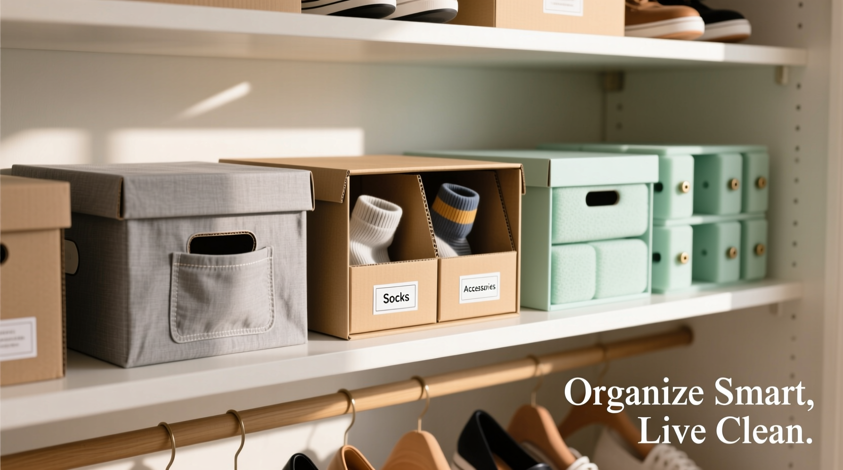 creative and practical ways to line a shoe box for storage and organization 2