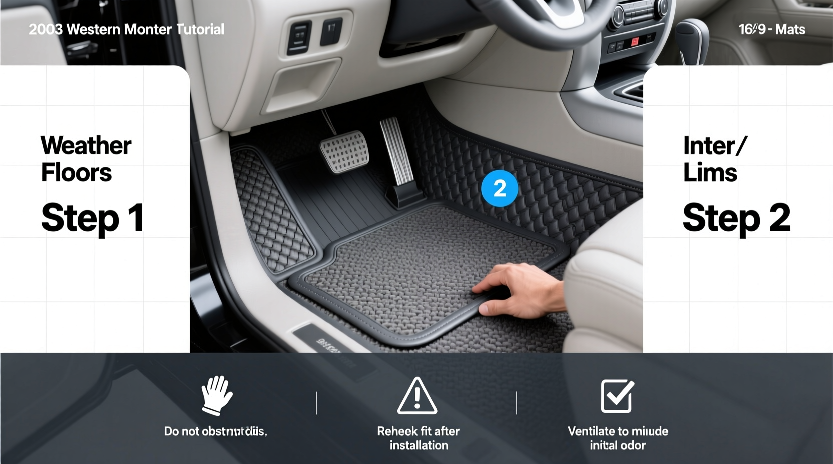 2003 mitsubishi montero limited all weather floor mats