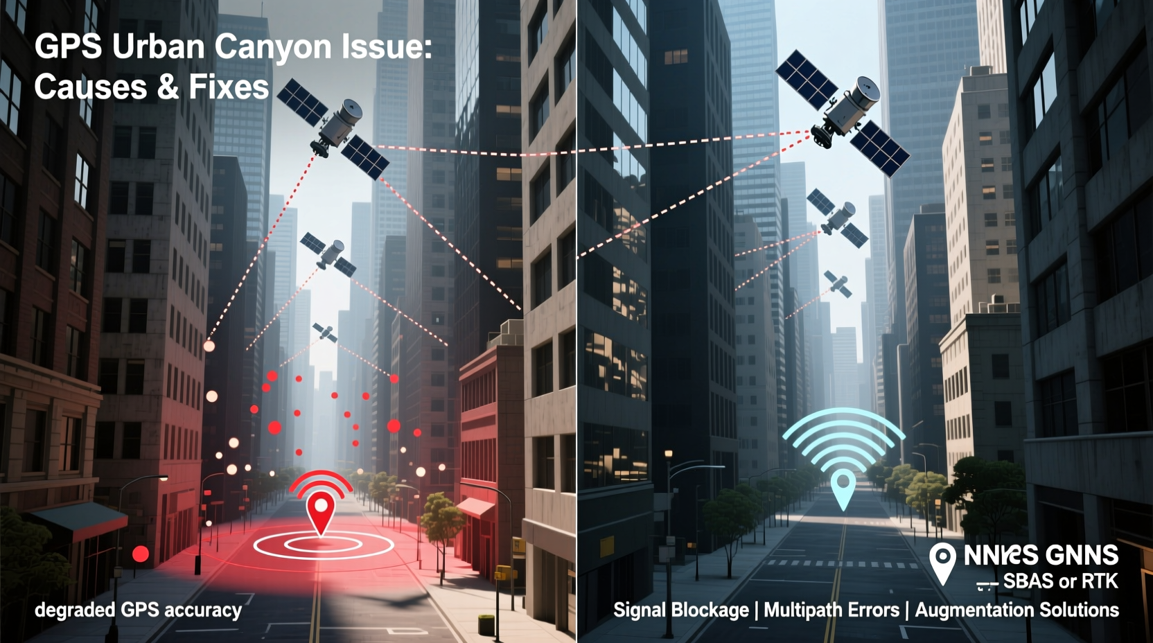 x3m f97 gps urban canyon issue