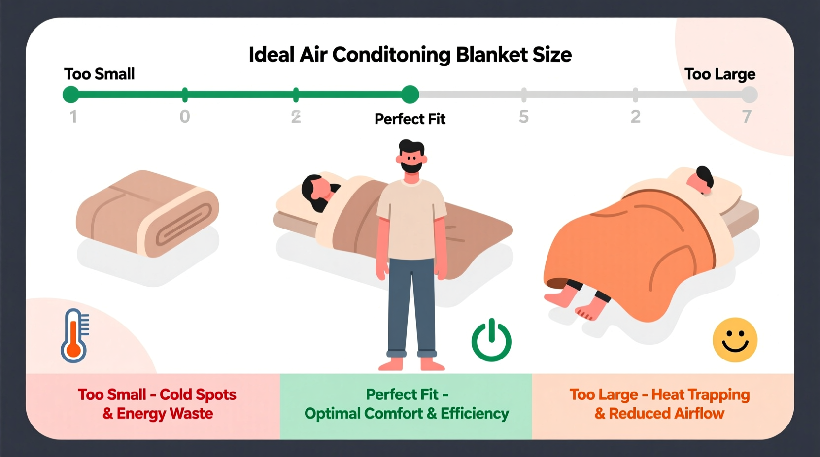 how to select the perfect air conditioning blanket size for optimal comfort and efficiency