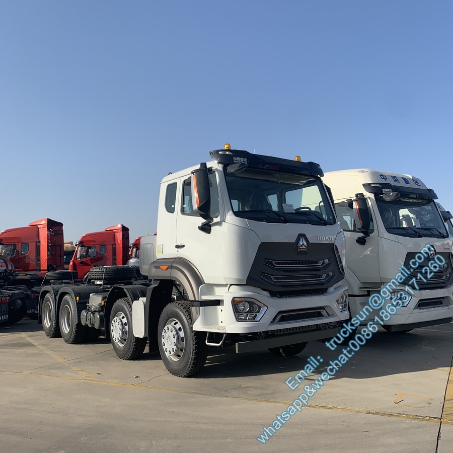 中国重汽 howo 8x4 牵引车 12 轮拖拉机头原动机工厂供应重载 - buy