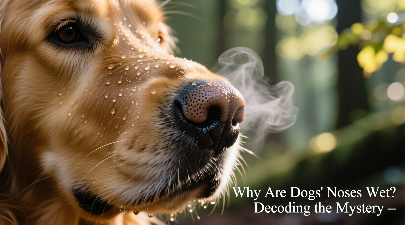 why are dogs noses wet decoding the mystery