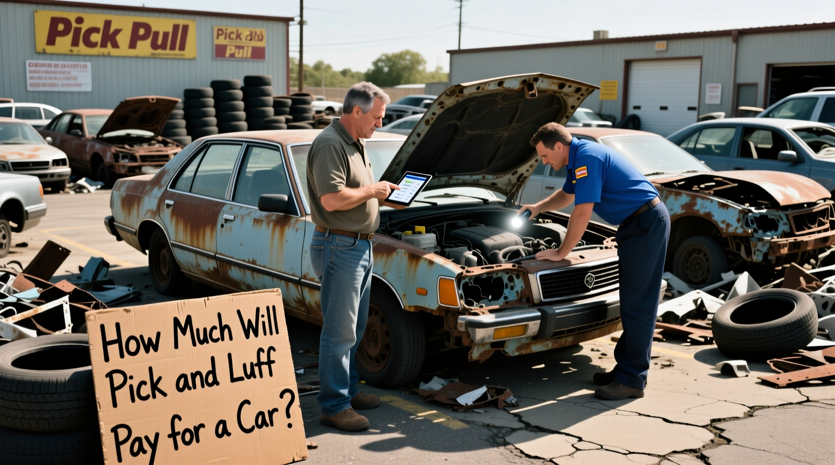 how much will pick and pull pay for a car