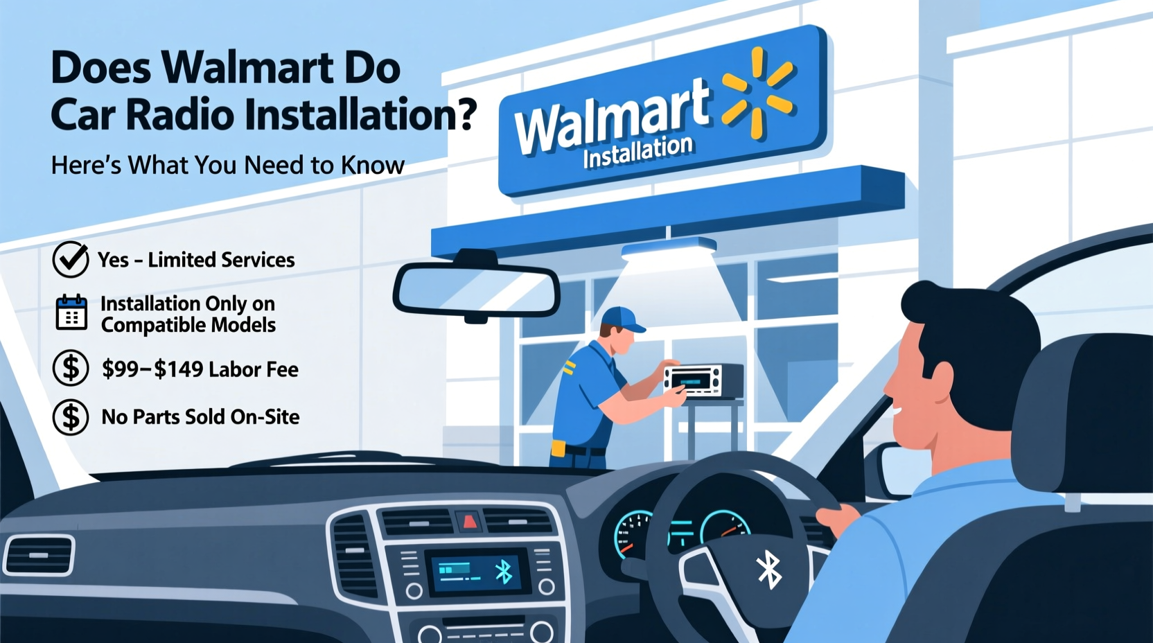 does walmart do car radio installation