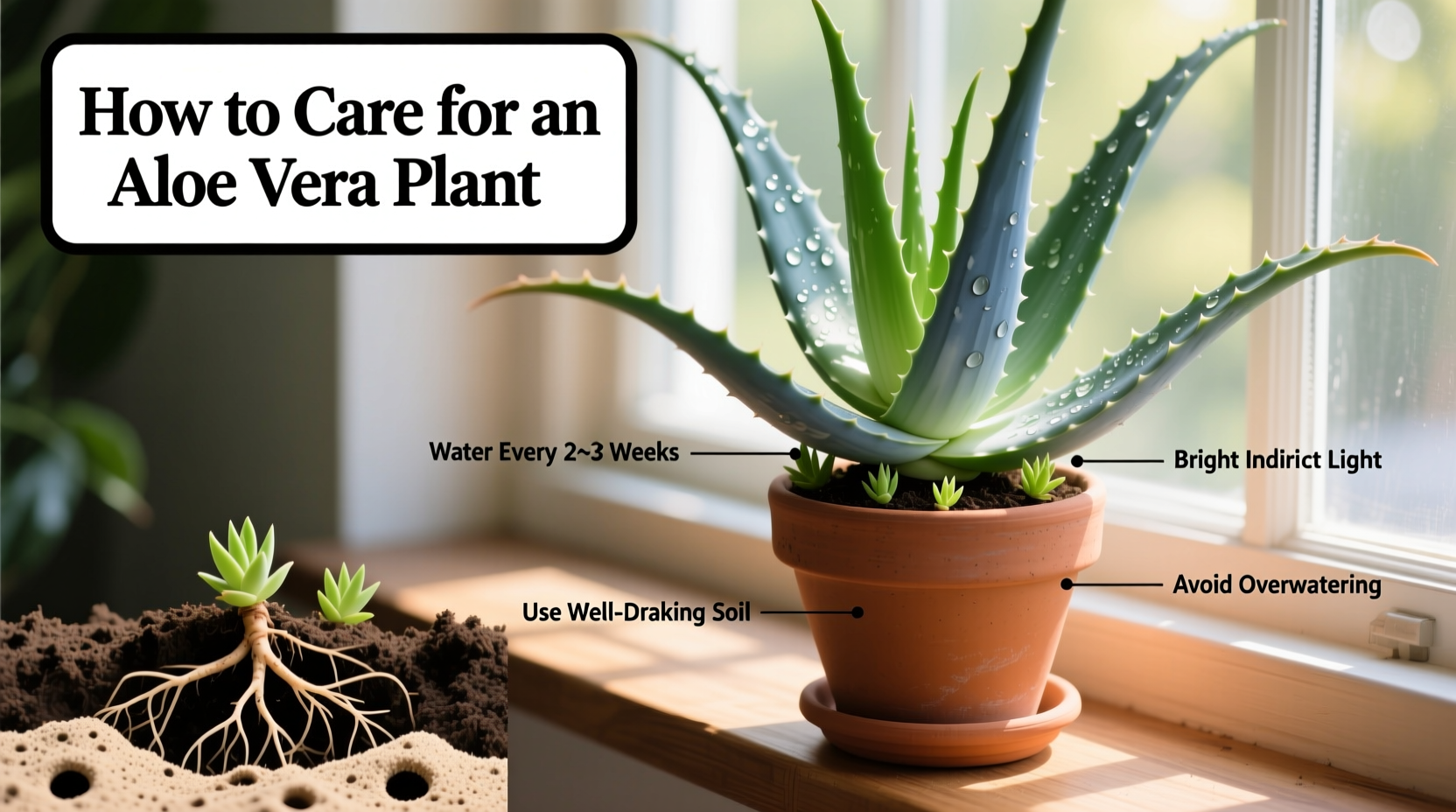 how to care for a aloe vera plant