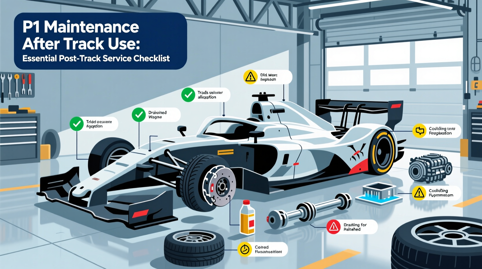 p1 maintenance after track use