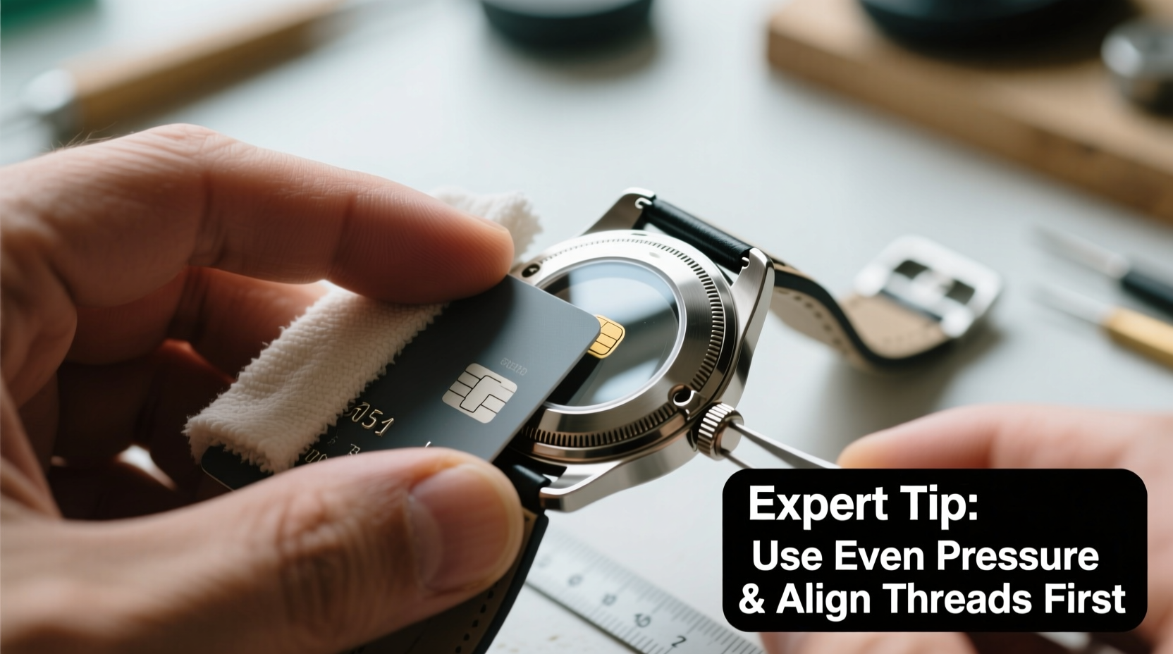 expert tips for securely closing the back of your watch without special tools