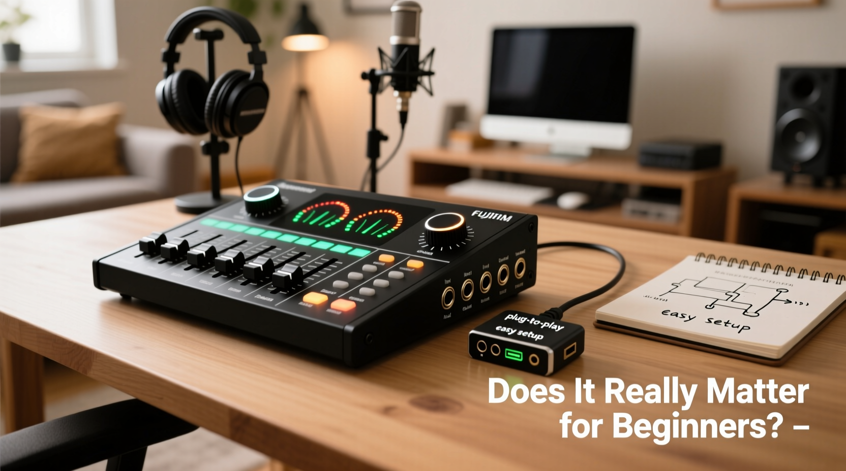 audio interface or mixer for home recording does it really matter for beginners