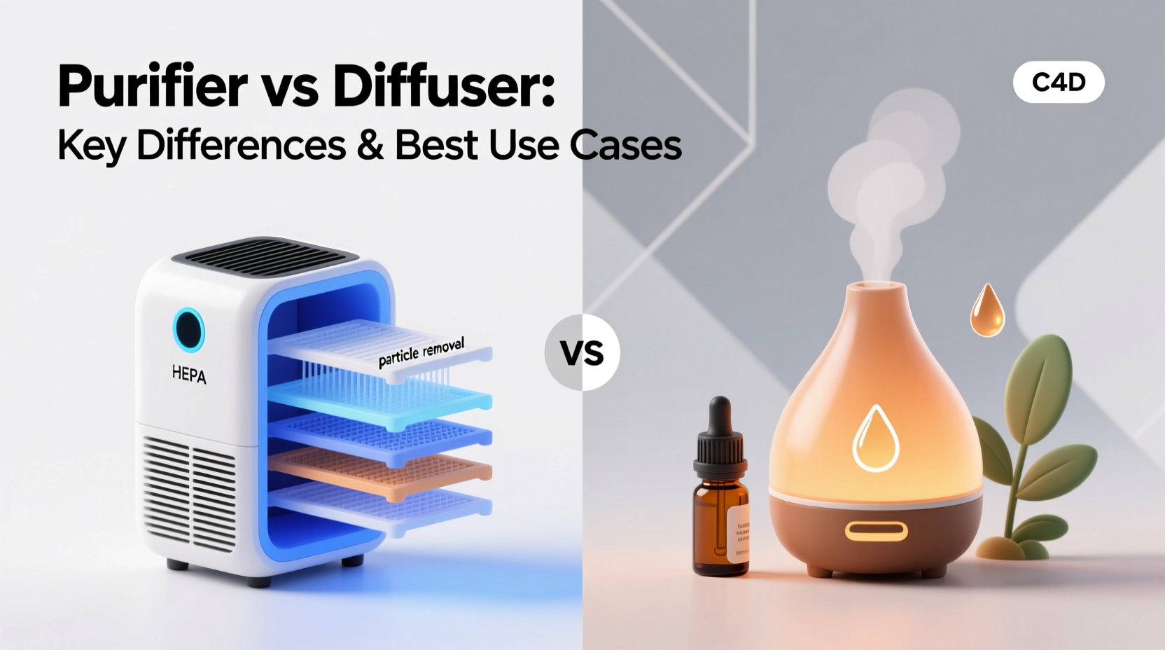 purifier vs diffuser comparison