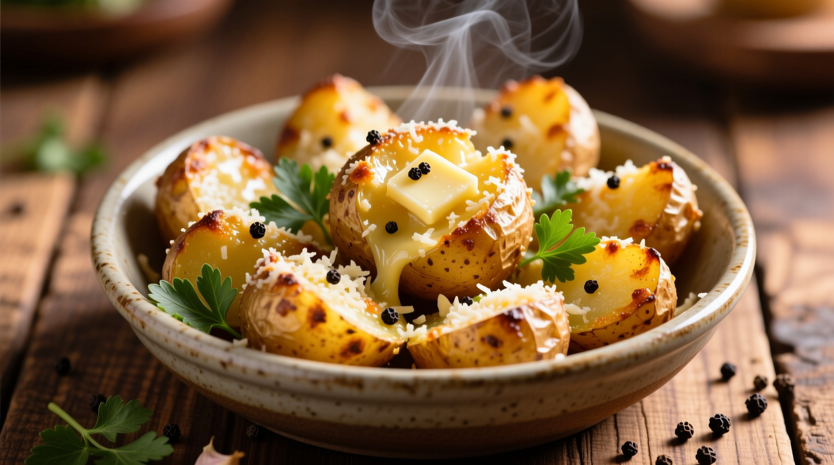 garlic parmesan potatoes
