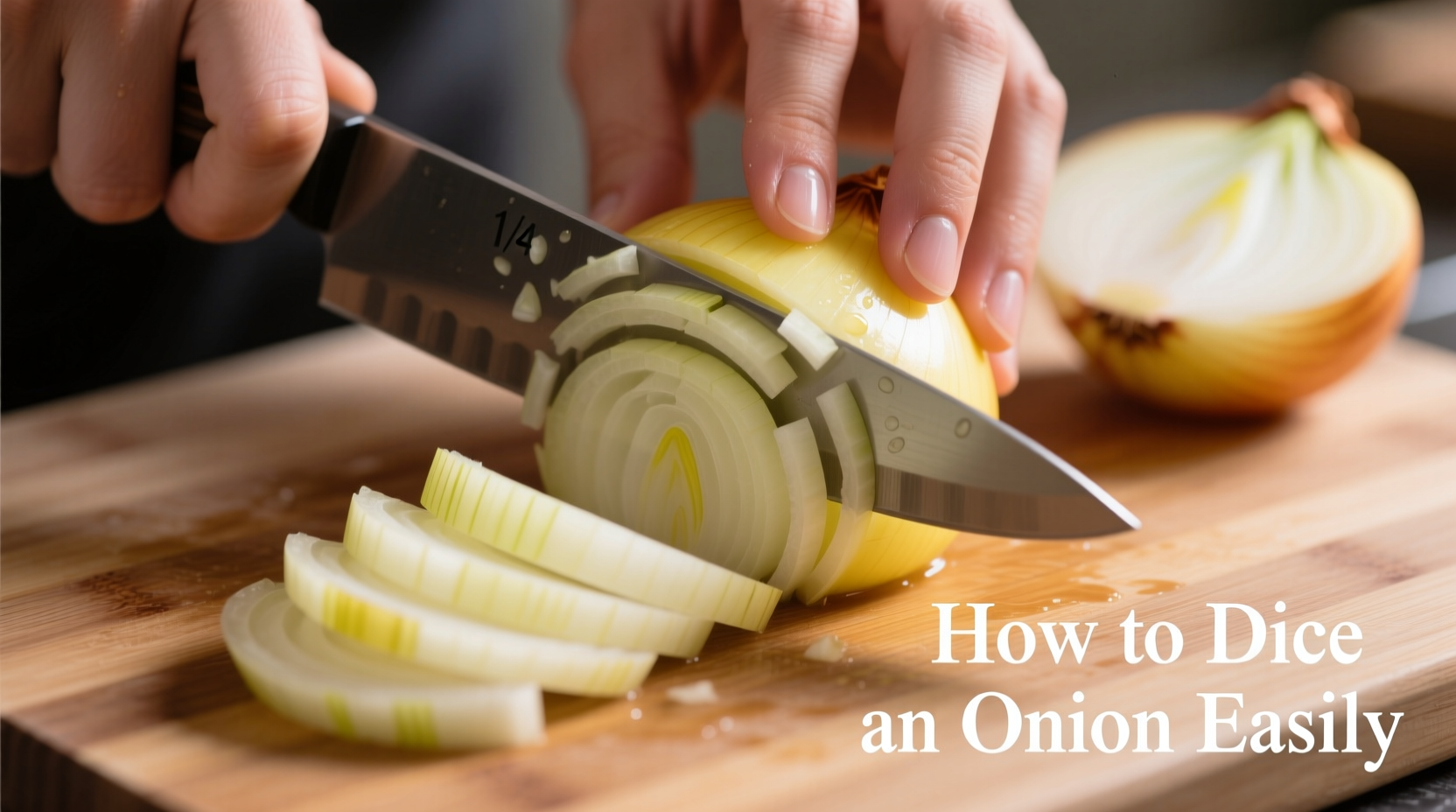 how to dice an onion easy