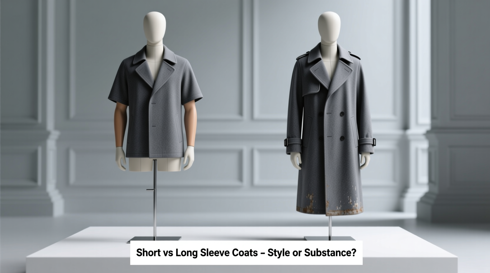 short vs long sleeve coats does it even matter or is it just a style thing