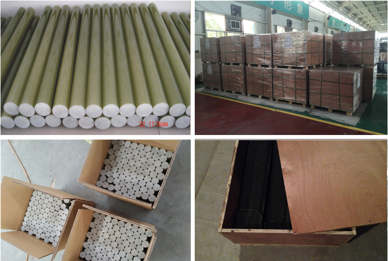 High Safety Pultruded Epoxy Resin FRP Composite Polymer Insulator Core rods