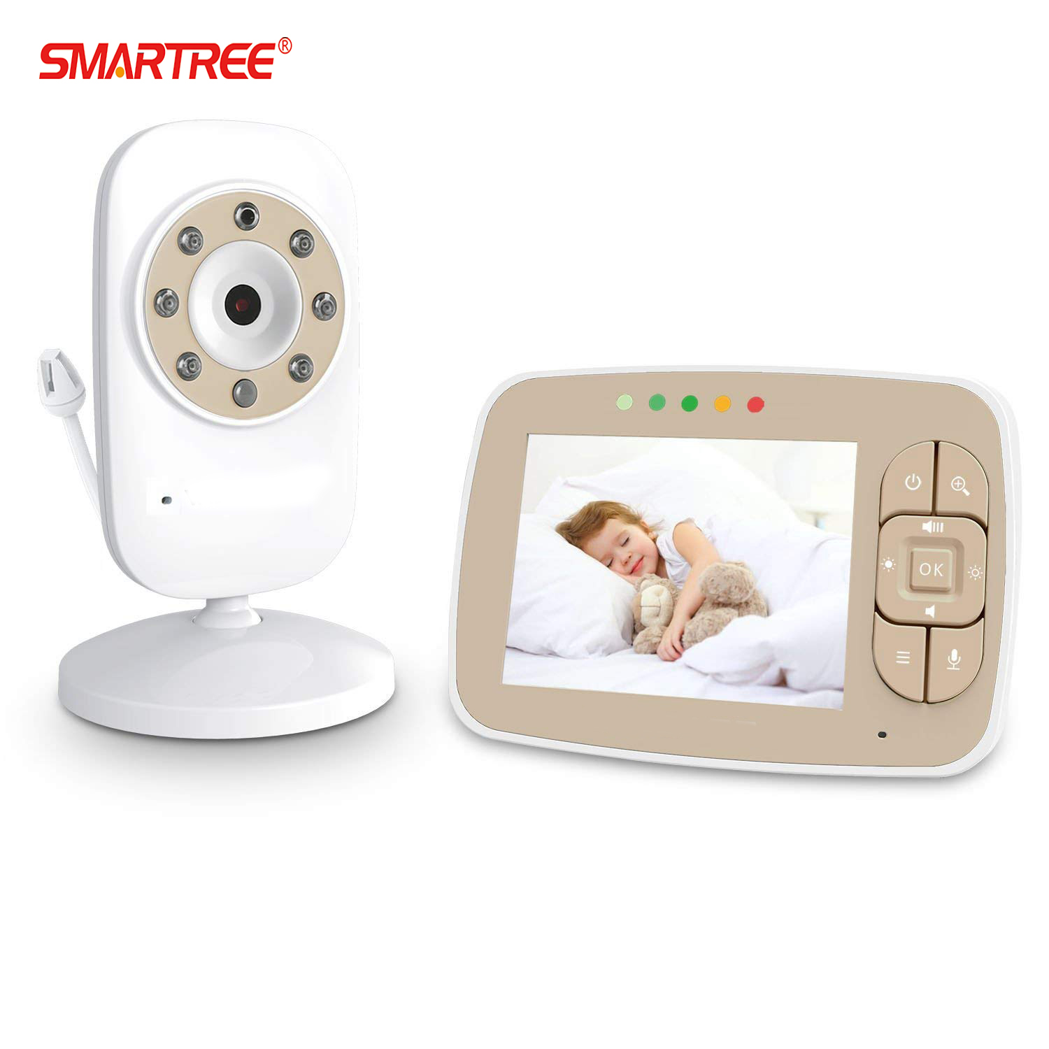3.5 inch hot selling video talking and motion detection cheap baby monitor