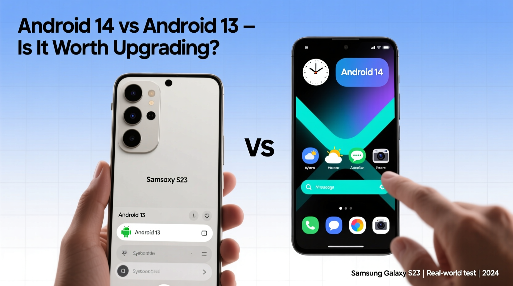 android 14 vs 13 on samsung is it worth the upgrade or is it just hype