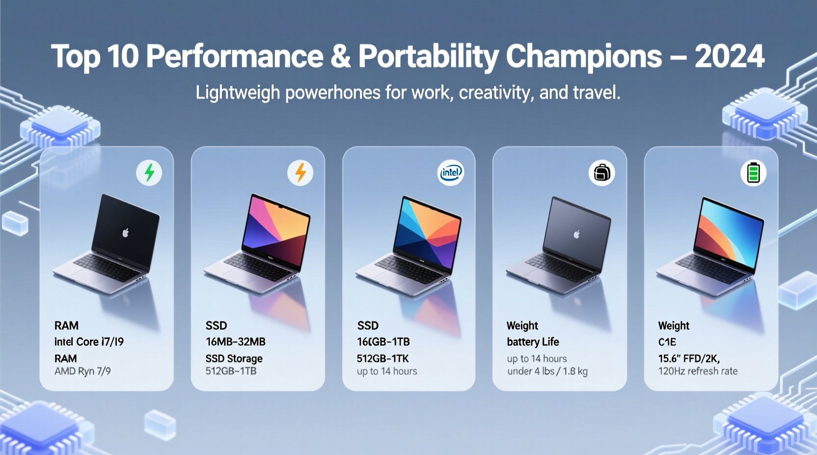 top 10 best 15 inch laptops for performance and portability