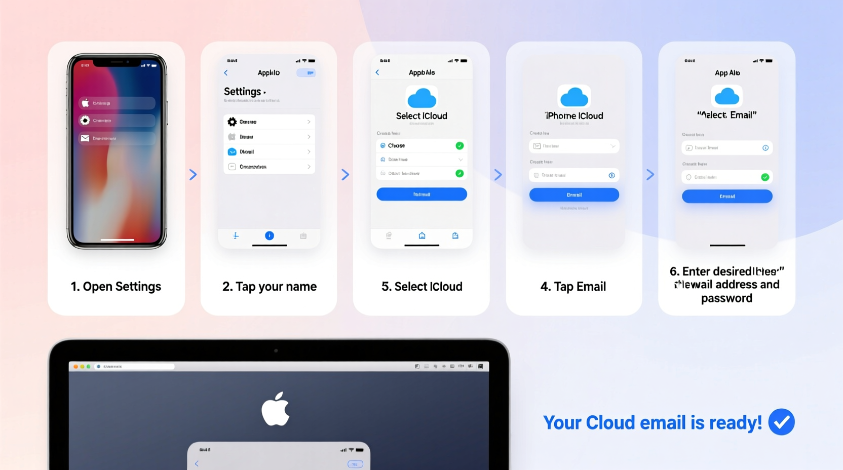 step by step guide to setting up your own icloud email account easily
