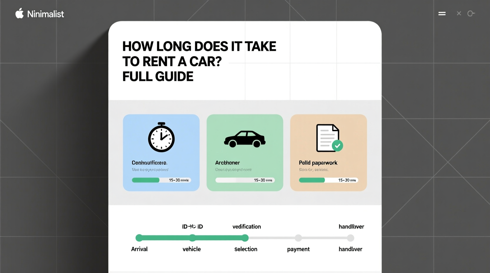 how long does it take to rent a car