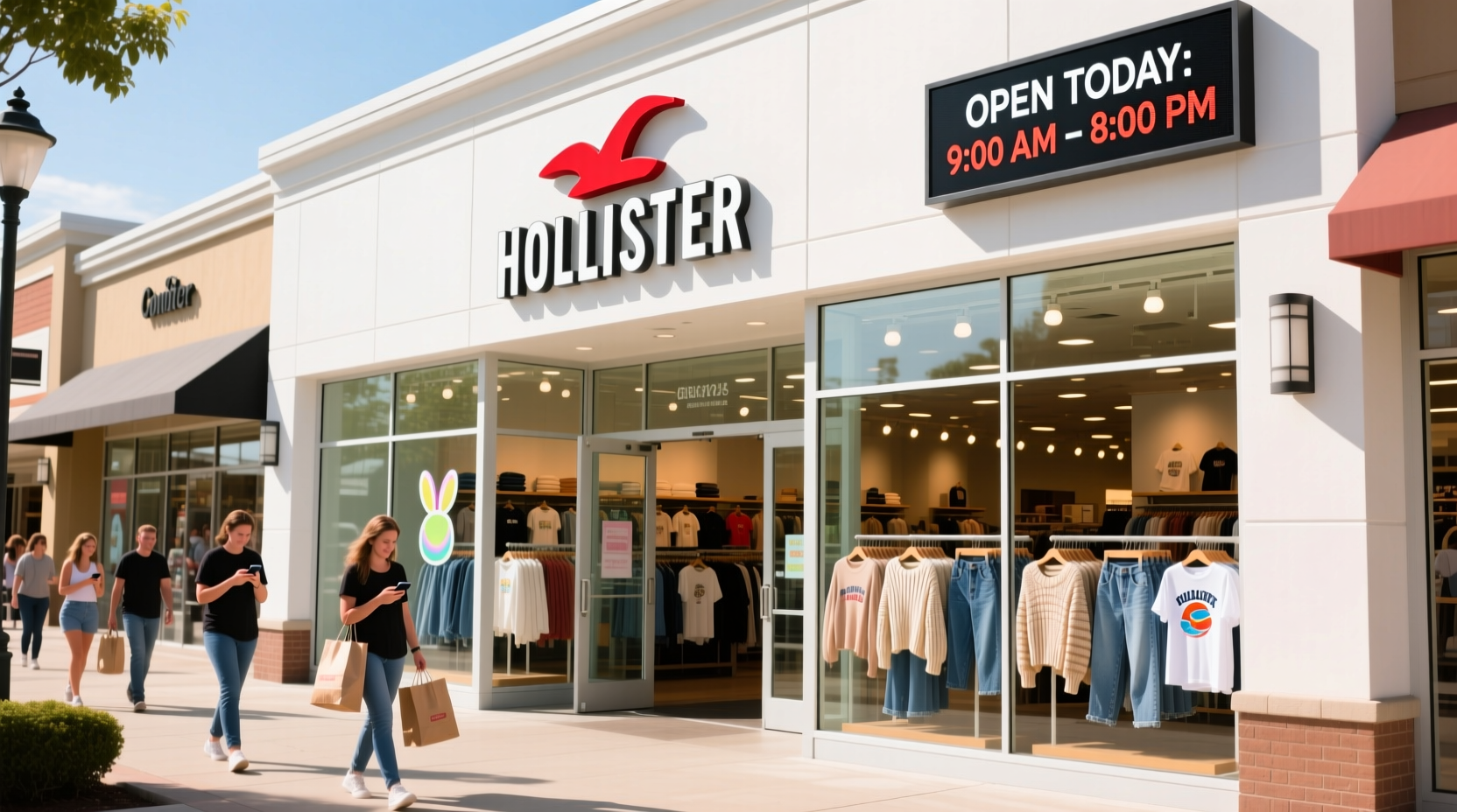 is hollister open on easter