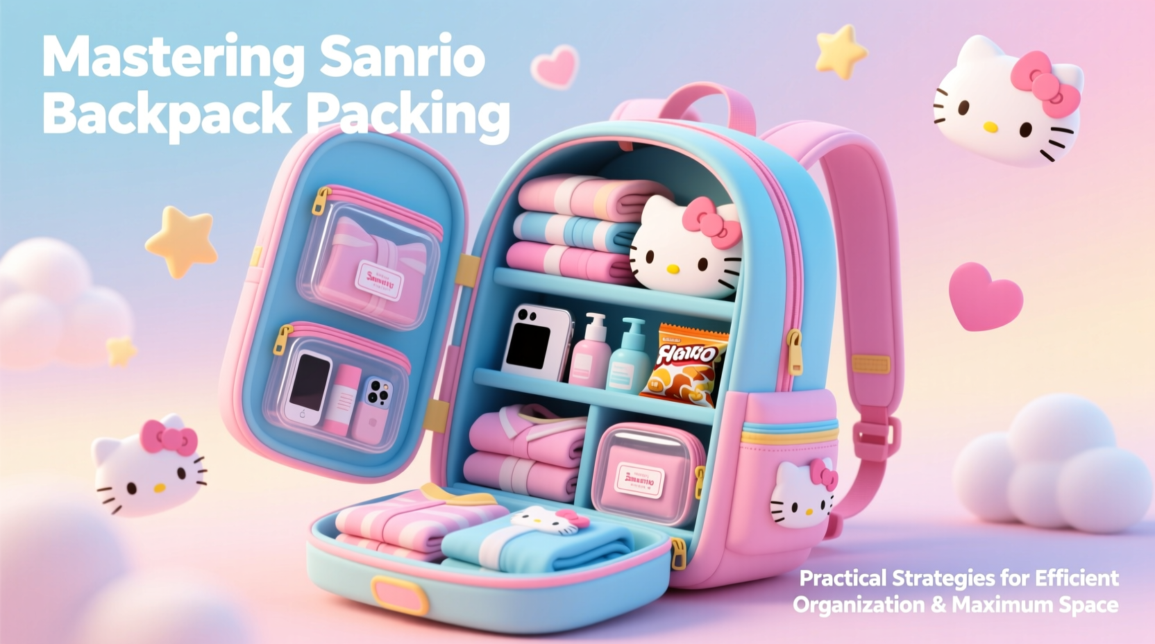 mastering sanrio backpack packing practical strategies for efficient organization and maximum space