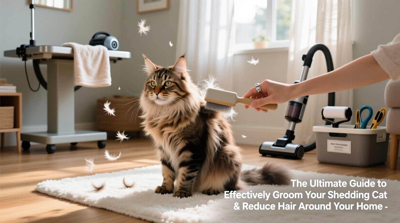 the ultimate guide to effectively groom your shedding cat and reduce hair around your home