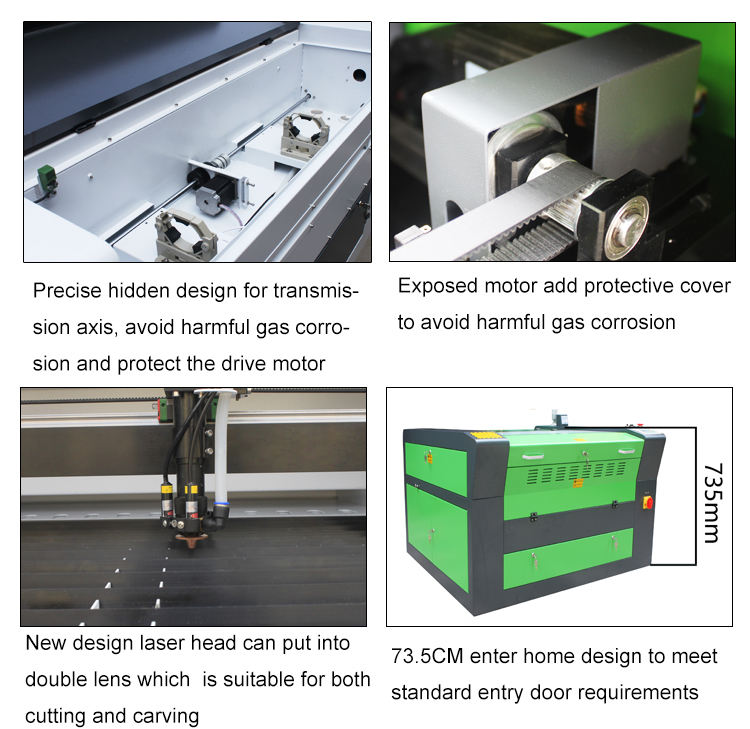 Verified Supplier ZING Z1390 100W 150W Laser Cutting Machine