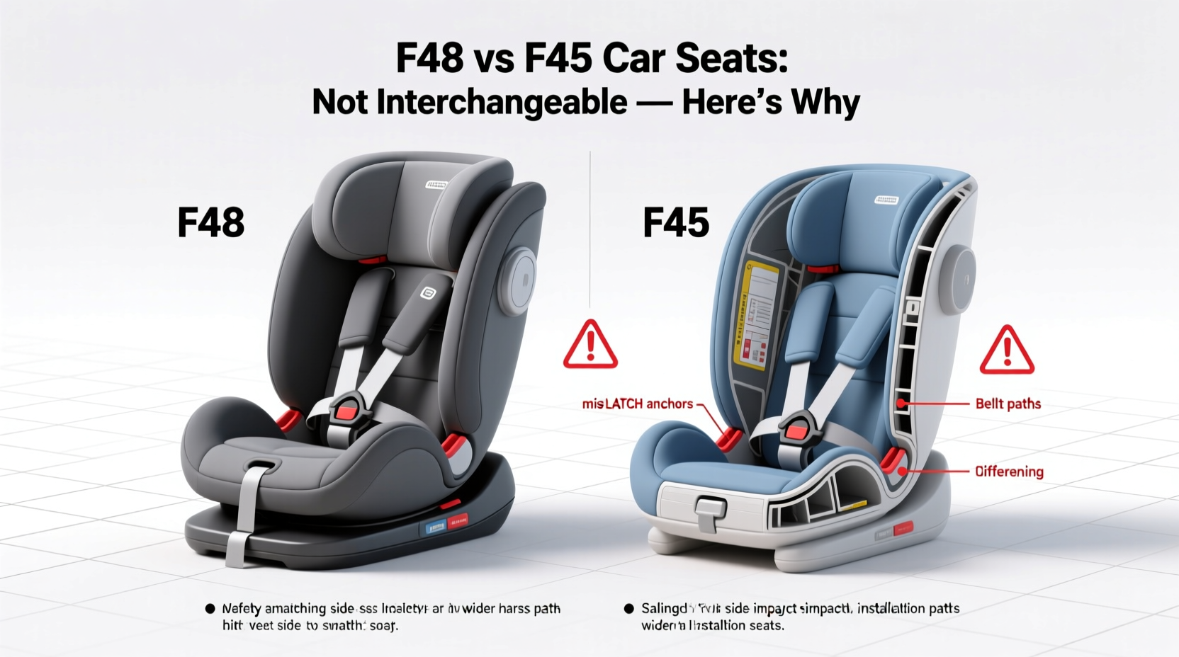 f48 vs f45 car seats