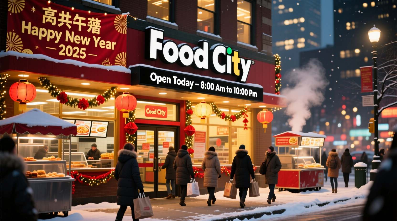 is food city open on new years day