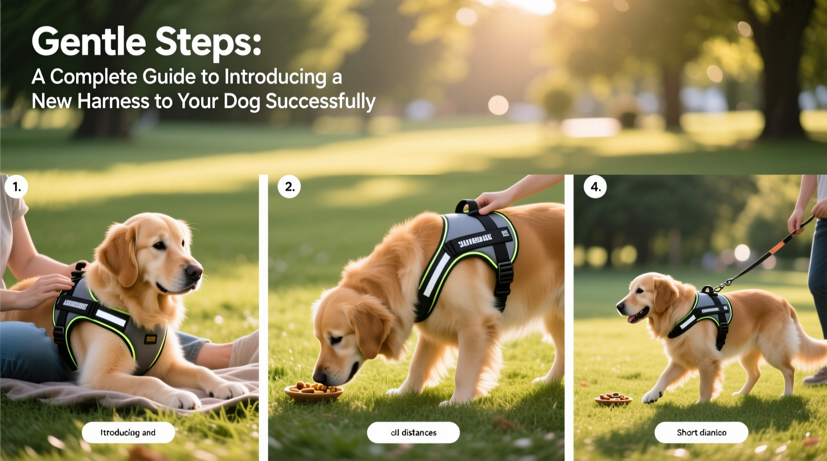 gentle steps a complete guide to introducing a new harness to your dog successfully