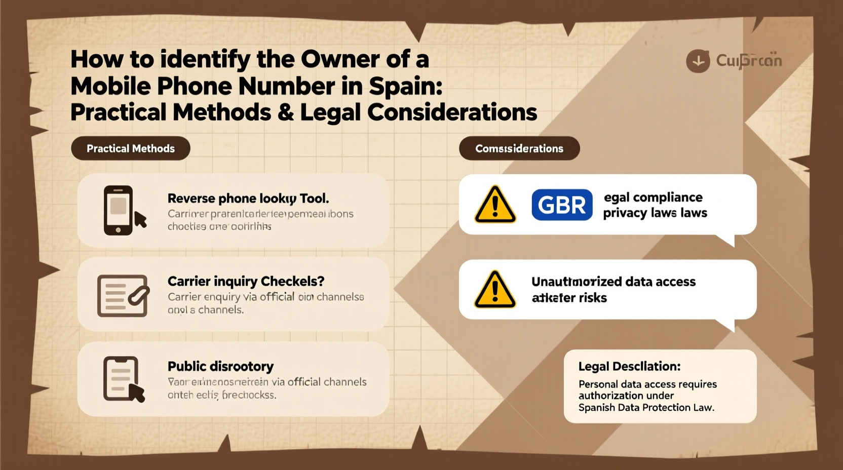 how to identify the owner of a mobile phone number in spain practical methods and legal considerations
