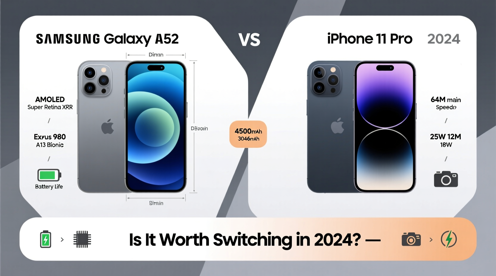 samsung a52 vs iphone 11 pro is it worth switching teams in 2024