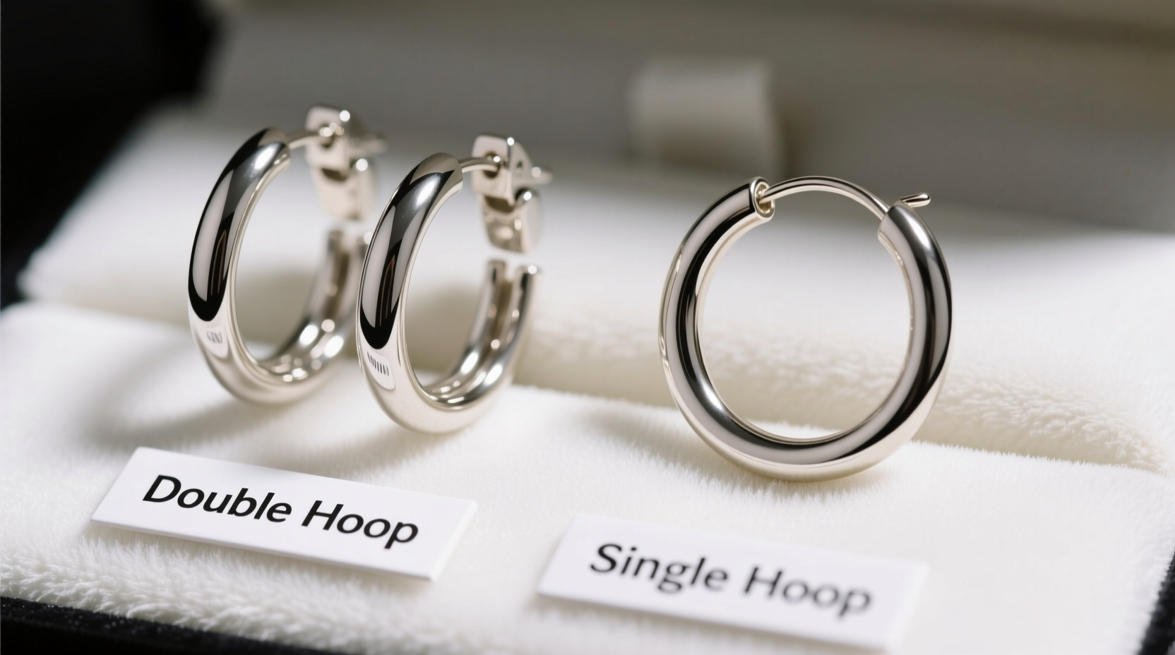 Double Vs Single Hoop Earrings Does Adding A Second Loop Actually Make ...