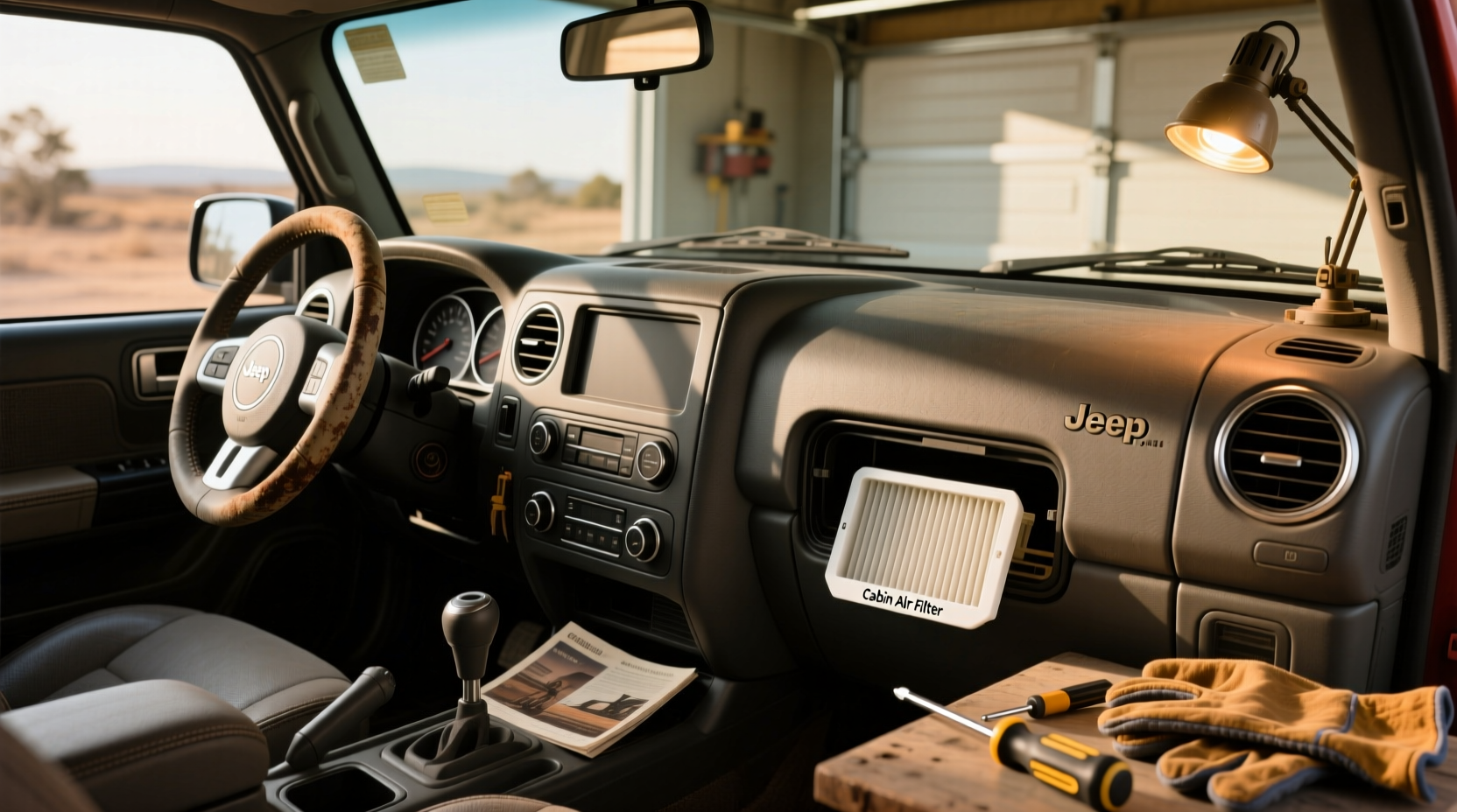 2007 jeep wrangler cabin air filter location fit guide