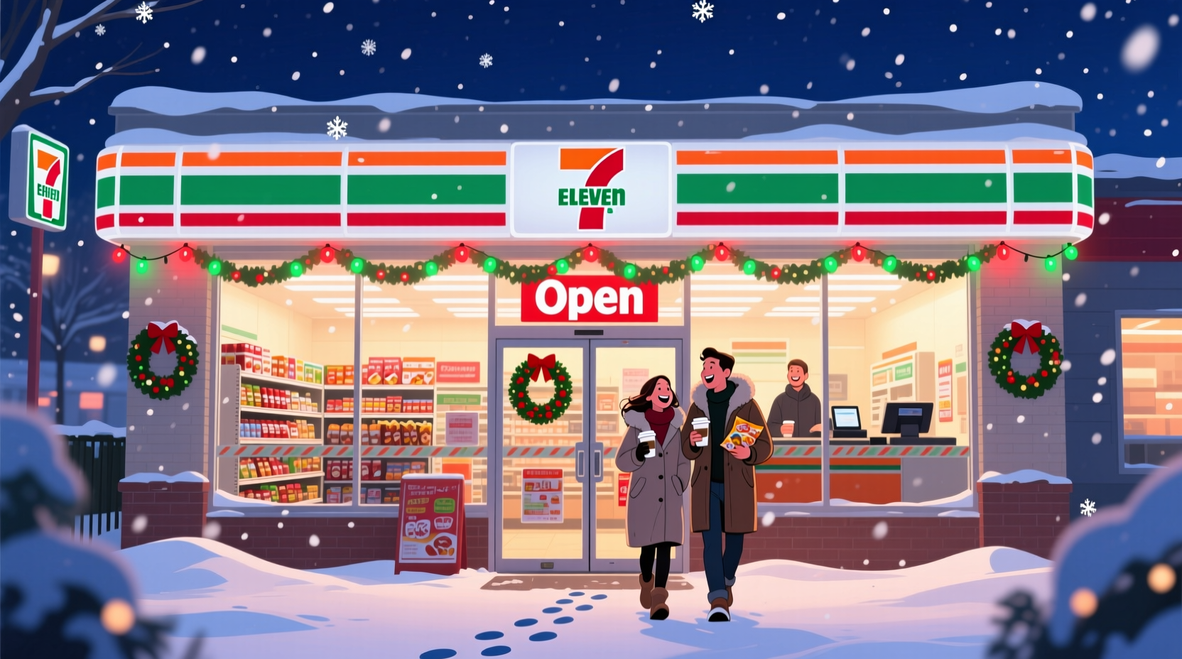 is 7 eleven open on christmas eve