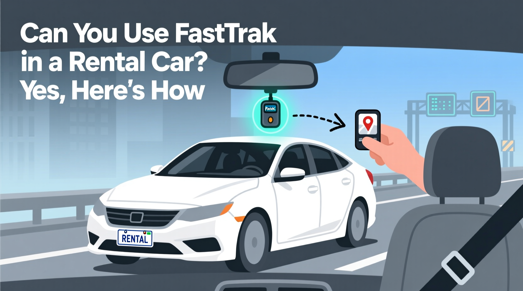 can you use fastrak in a rental car