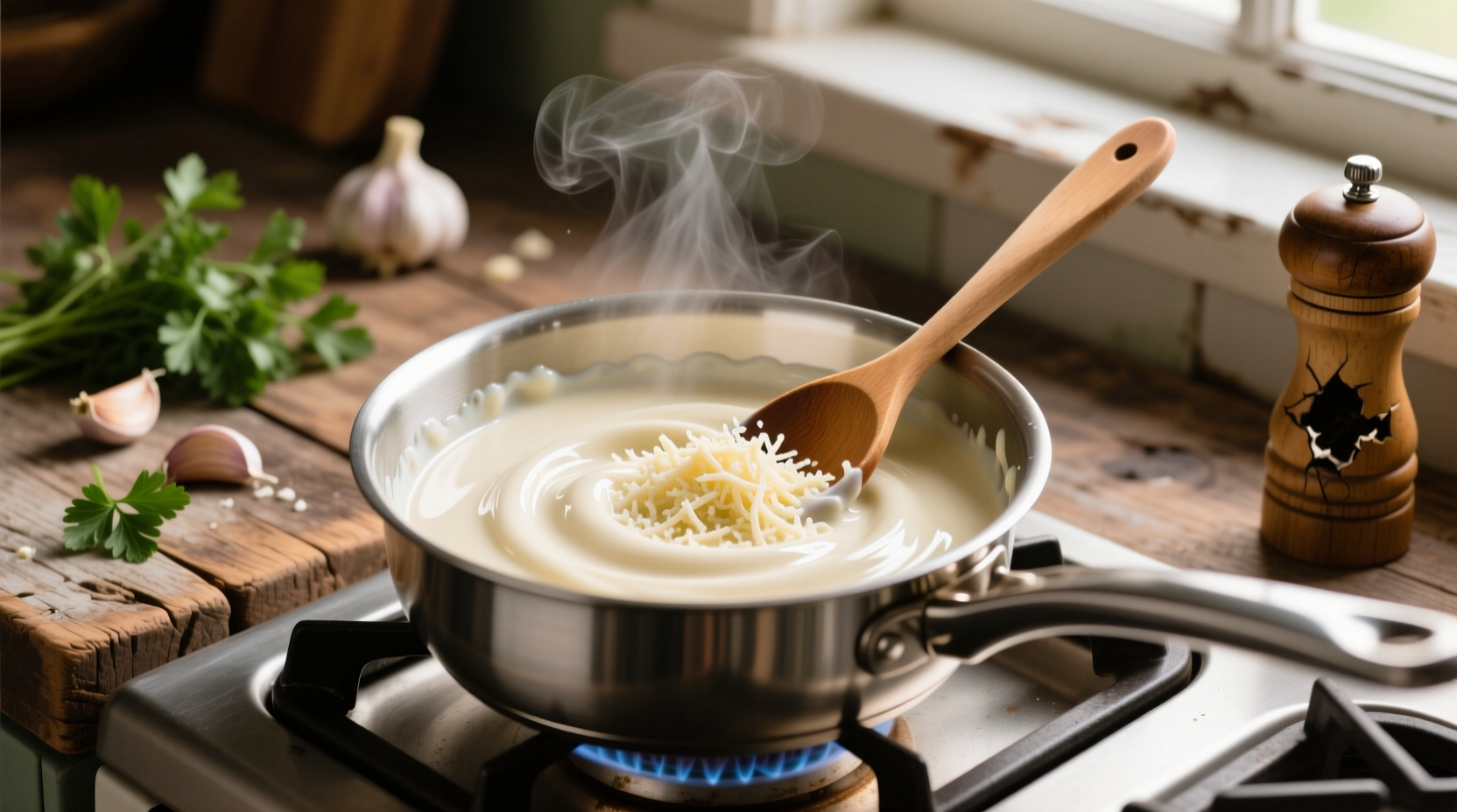 easy homemade alfredo sauce